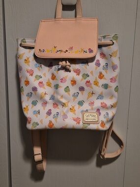 Loungefly Pokemon Ice Cream Drawstring Backpack with Wallet